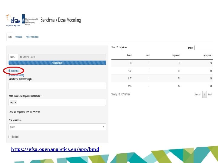 https: //efsa. openanalytics. eu/app/bmd 