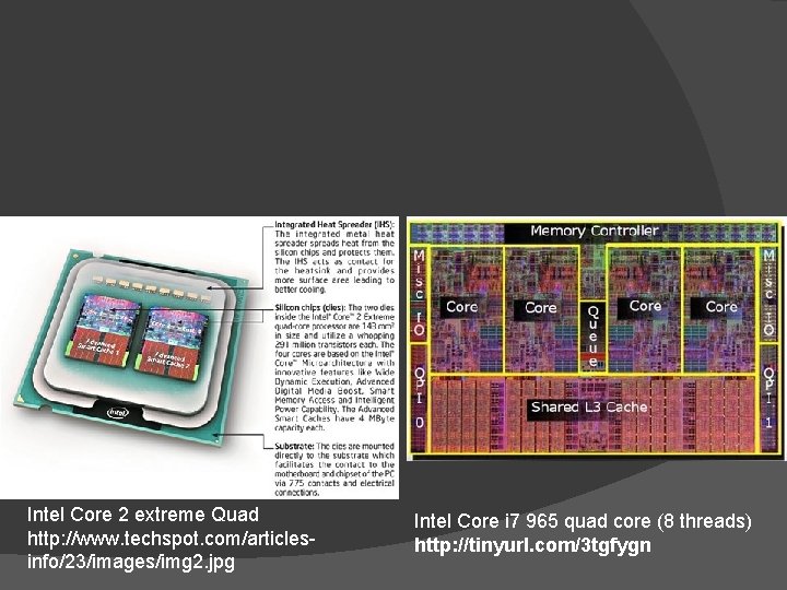 Intel Core 2 extreme Quad http: //www. techspot. com/articlesinfo/23/images/img 2. jpg Intel Core i