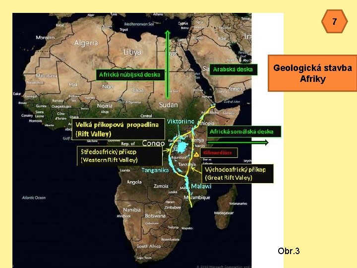 7 Geologická stavba Afriky Obr. 3 
