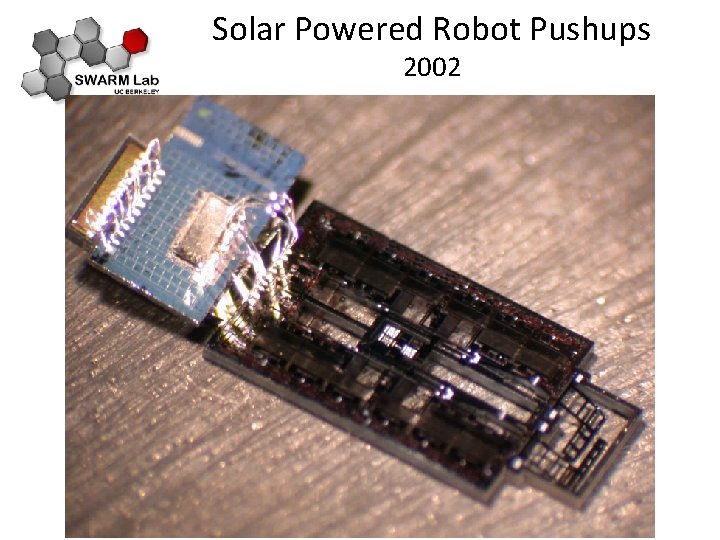 Solar Powered Robot Pushups 2002 