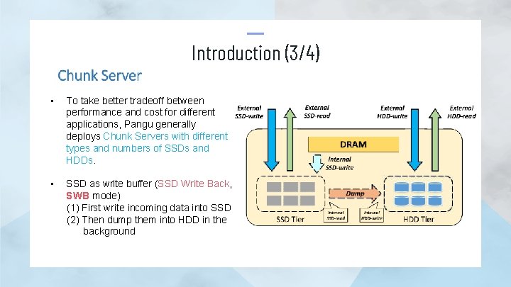 Introduction (3/4) • To take better tradeoff between performance and cost for different applications,