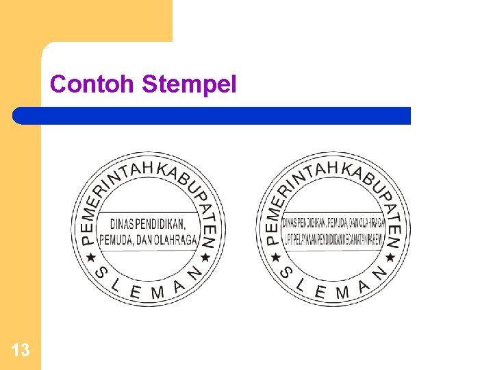 Contoh Stempel 13 