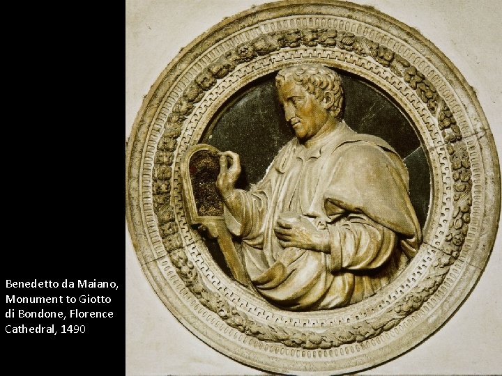 Benedetto da Maiano, Monument to Giotto di Bondone, Florence Cathedral, 1490 