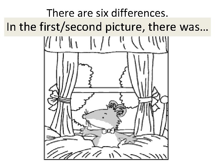 There are six differences. In the first/second picture, Please find them. there was… 