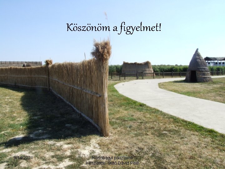 Köszönöm a figyelmet! 9/14/2021 Hortobágyi pásztorok Készítette: Sütő Dávid Pelé 