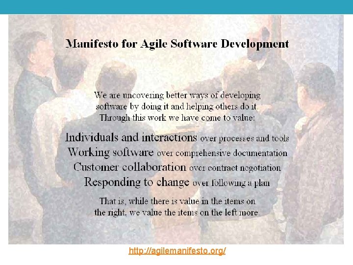 http: //agilemanifesto. org/ 