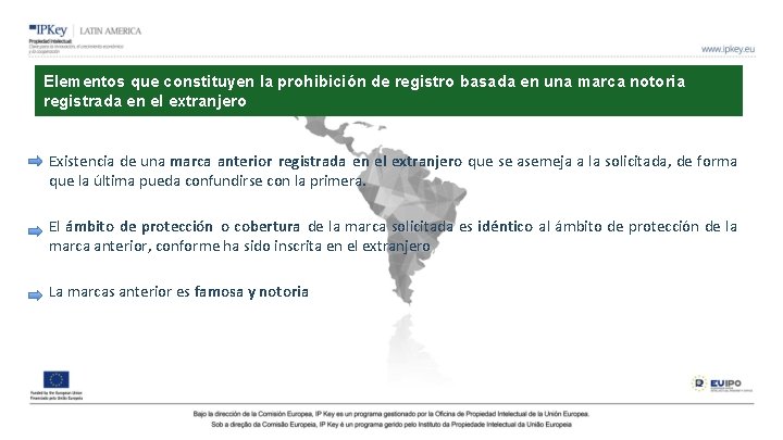 Elementos que constituyen la prohibición de registro basada en una marca notoria registrada en Elementos que constituyen la prohibición de registro basada en una marca notoria registrada en