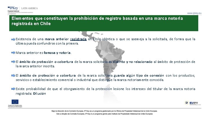 Elementos que constituyen la prohibición de registro basada en una marca notoria registrada en Elementos que constituyen la prohibición de registro basada en una marca notoria registrada en