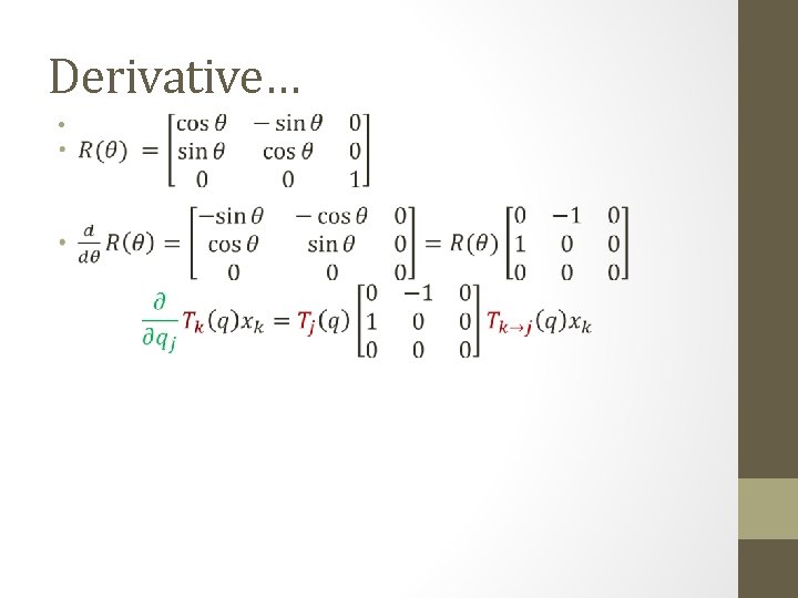 Derivative… • 