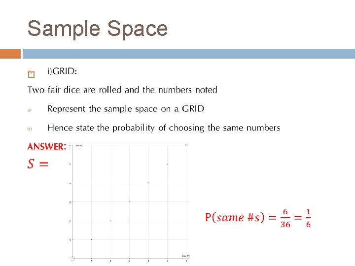 Sample Space 