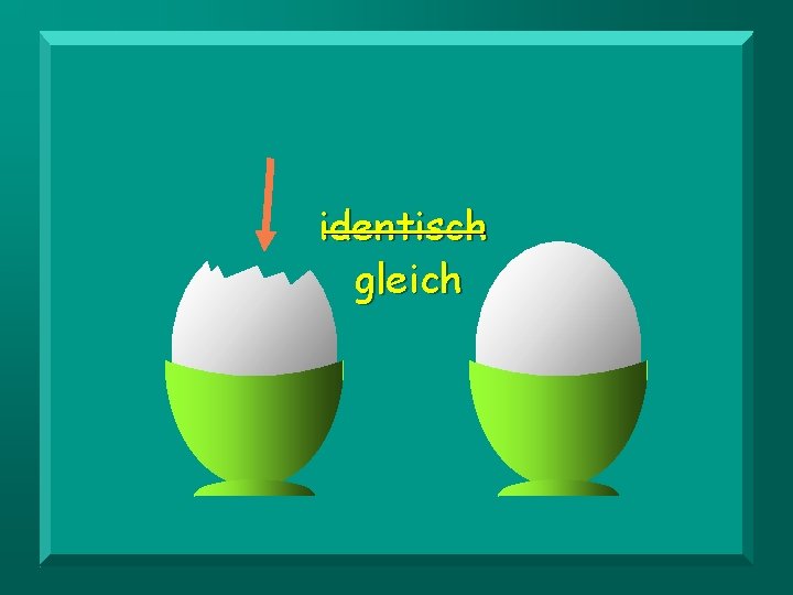 identisch ? gleich 