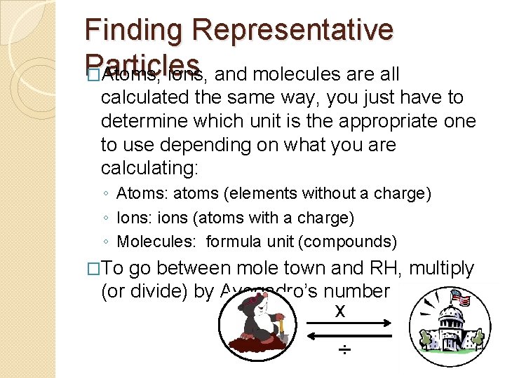 Unit IV Mole Town Objective Use the periodic
