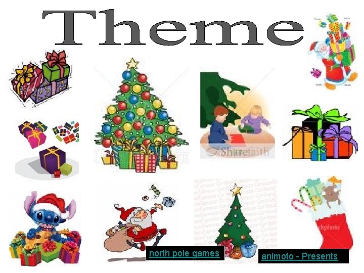 north pole games animoto - Presents 