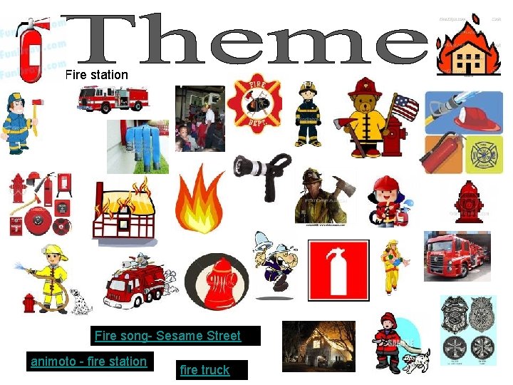 Fire station Fire song- Sesame Street animoto - fire station fire truck 
