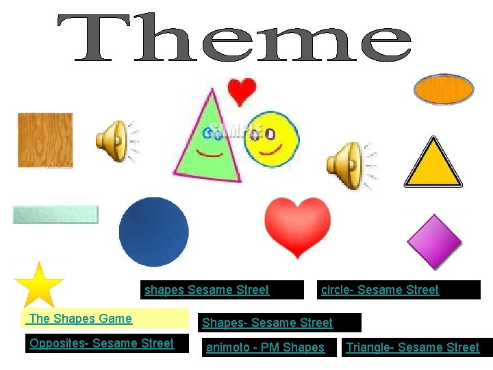 shapes Sesame Street The Shapes Game Opposites- Sesame Street circle- Sesame Street Shapes- Sesame