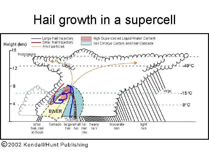Hail growth in a supercell 
