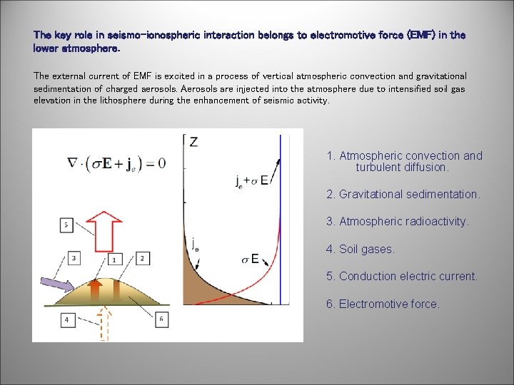 Basic experimental results Enhancement of seismic activity and