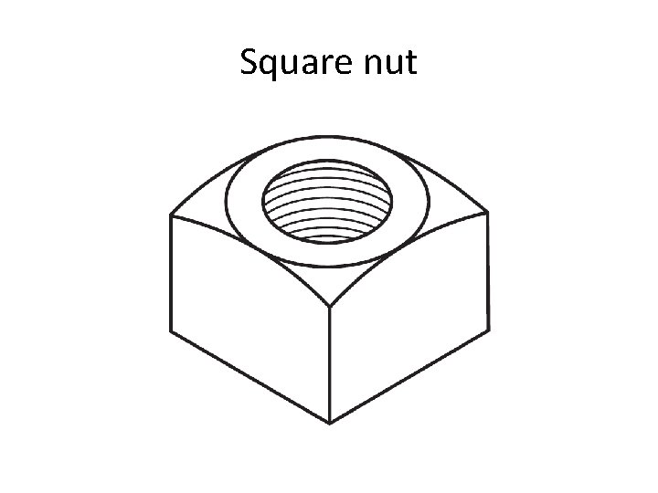 Square nut 
