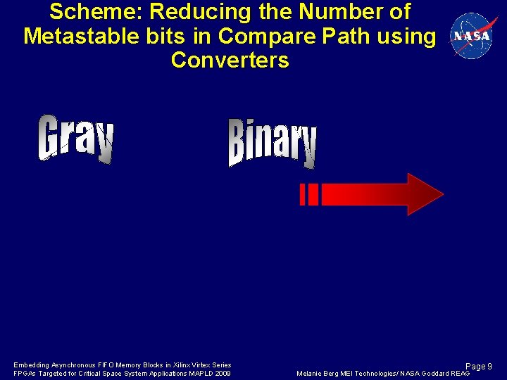 Scheme: Reducing the Number of Metastable bits in Compare Path using Converters Embedding Asynchronous