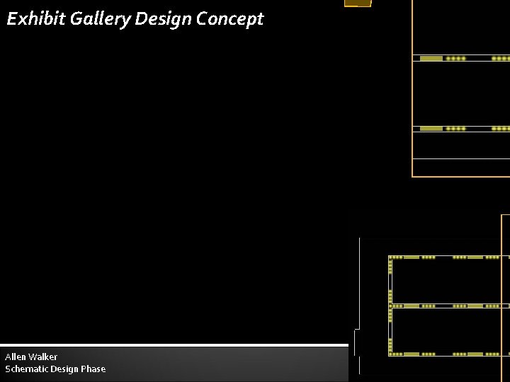 Exhibit Gallery Design Concept Allen Walker Schematic Design Phase Main Courtyard Entry Lobby Exhibit
