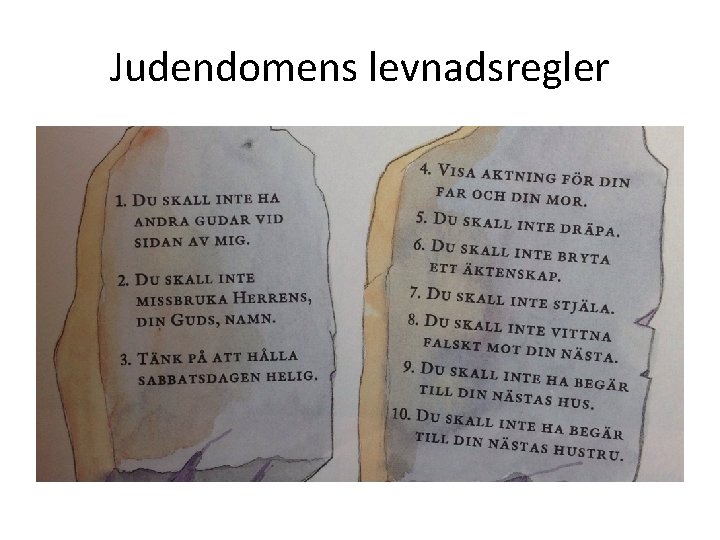 Judendomens levnadsregler 