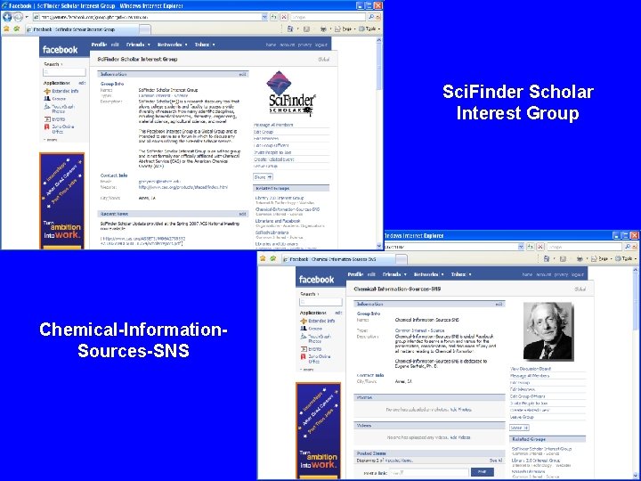 Sci. Finder Scholar Interest Group Chemical-Information. Sources-SNS 