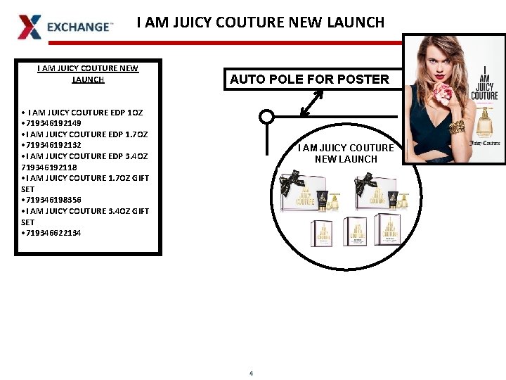 I AM JUICY COUTURE NEW LAUNCH AUTO POLE FOR POSTER • I AM JUICY
