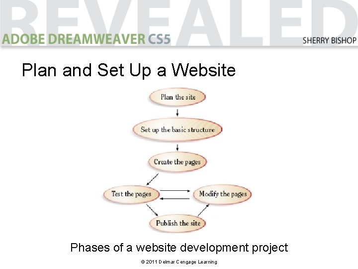 Plan and Set Up a Website Phases of a website development project © 2011