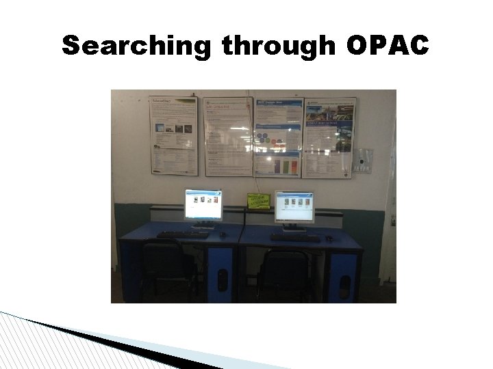 Searching through OPAC 