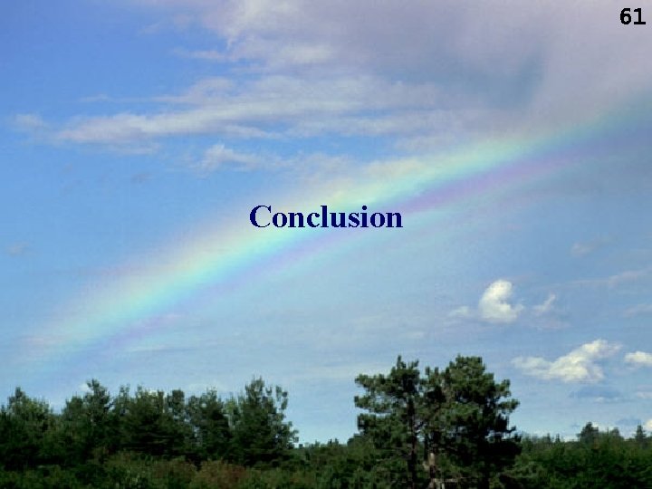 61 Conclusion 