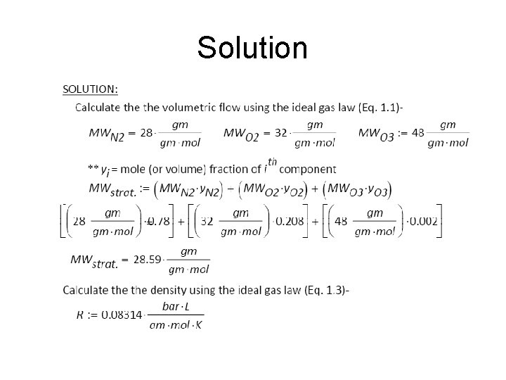 Solution 