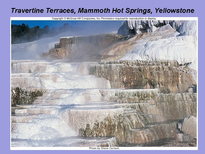 Travertine Terraces, Mammoth Hot Springs, Yellowstone 