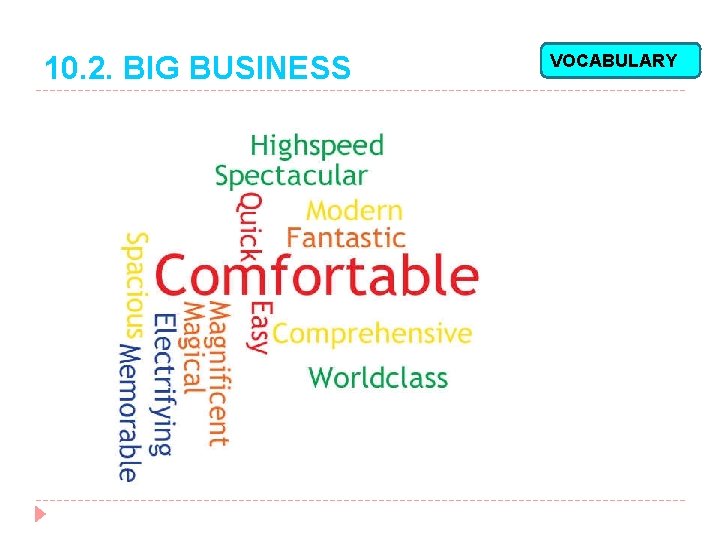 10. 2. BIG BUSINESS VOCABULARY 