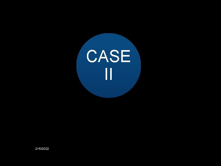 CASE II 2/10/2022 