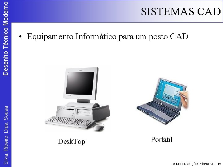 Desenho Técnico Moderno Silva, Ribeiro, Dias, Sousa SISTEMAS CAD • Equipamento Informático para um