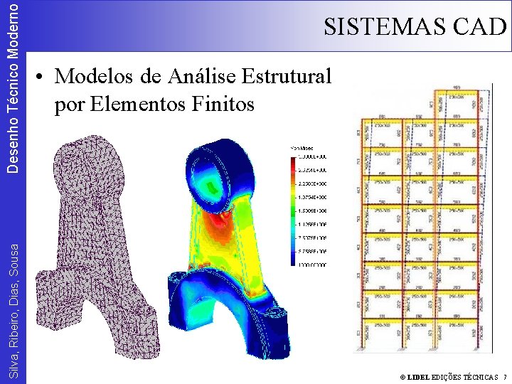 Desenho Técnico Moderno Silva, Ribeiro, Dias, Sousa SISTEMAS CAD • Modelos de Análise Estrutural