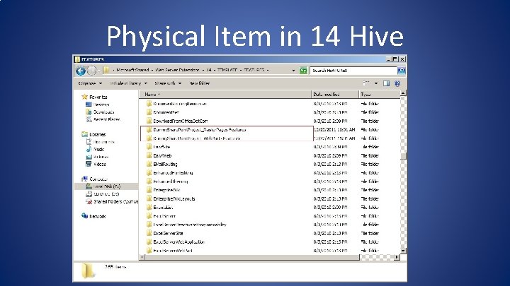 Physical Item in 14 Hive Physical Item in 14 Hive