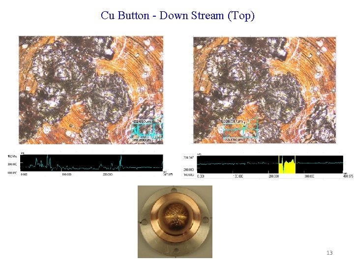 Cu Button - Down Stream (Top) 13 