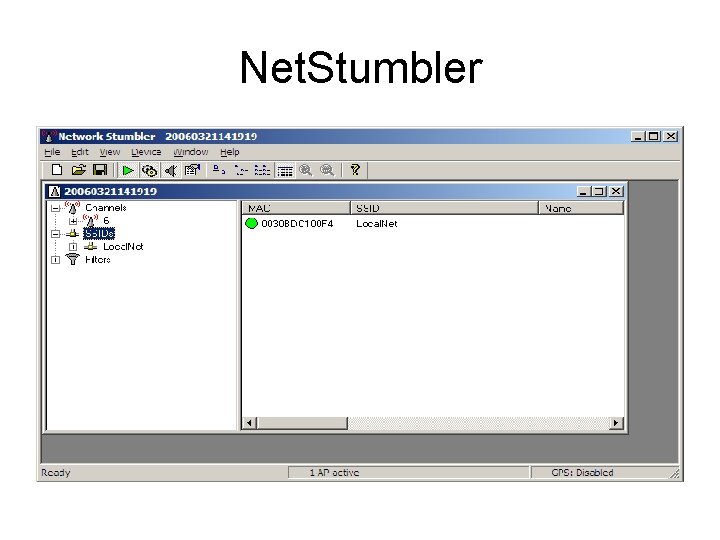 Net. Stumbler 