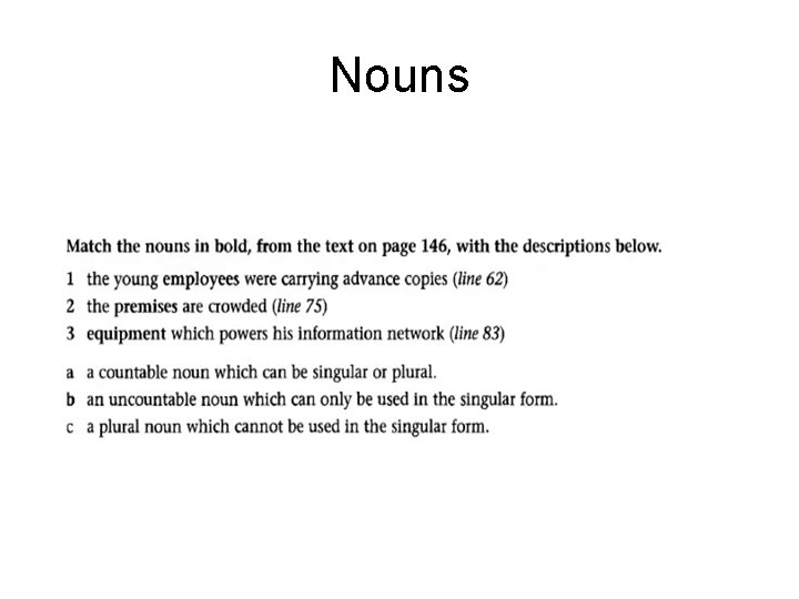 Nouns 