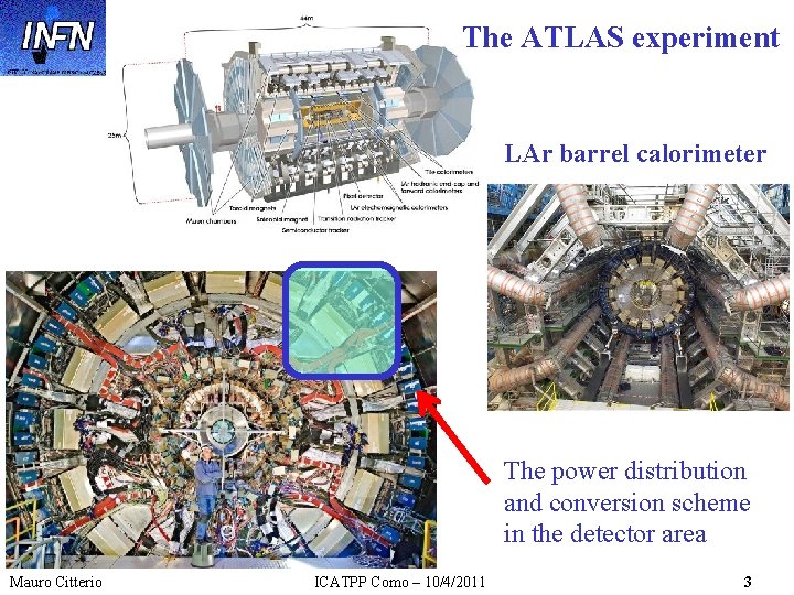 The ATLAS experiment LAr barrel calorimeter The power distribution and conversion scheme in the