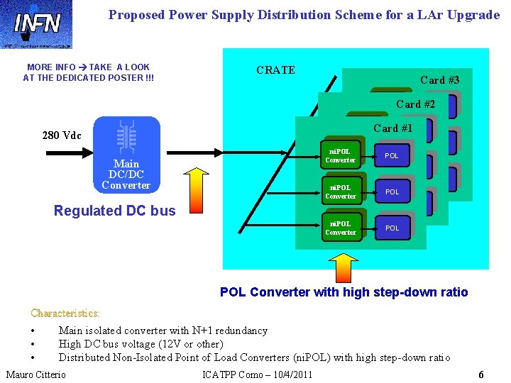 Proposed Power Supply Distribution Scheme for a LAr Upgrade MORE INFO TAKE A LOOK