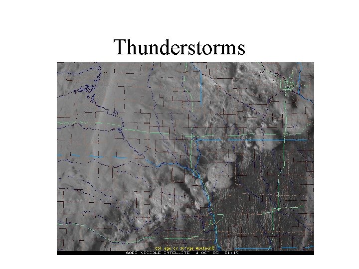 Thunderstorms 