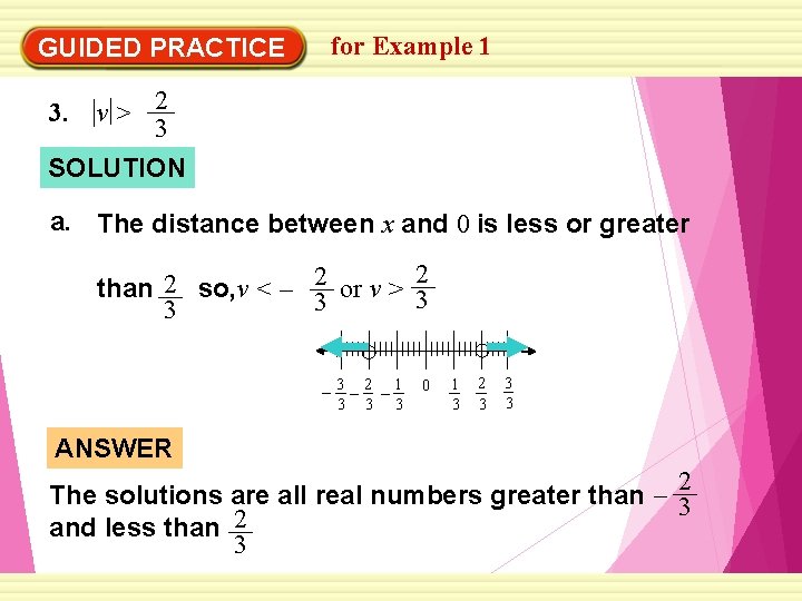 EXAMPLE 4 forusing Example 1 Find a base the percent equation GUIDED PRACTICE 3.