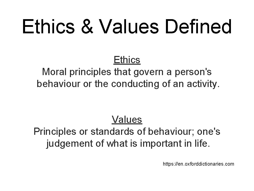 Ethics and Values Essential Library Competencies Robin Shader