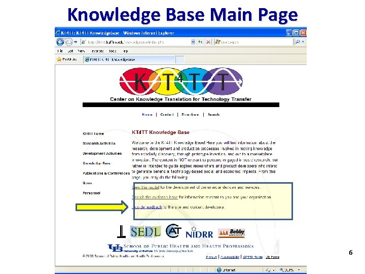 Knowledge Base Main Page 6 