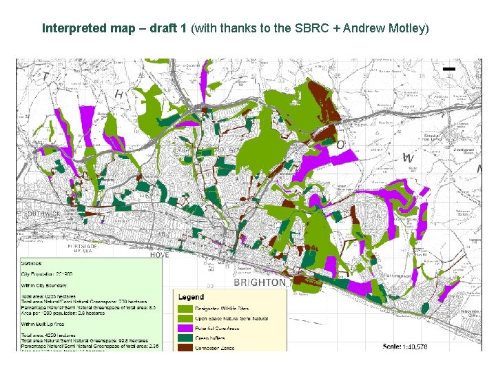 Interpreted map – draft 1 (with thanks to the SBRC + Andrew Motley) 