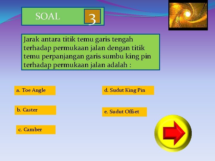 SOAL 3 Jarak antara titik temu garis tengah terhadap permukaan jalan dengan titik temu