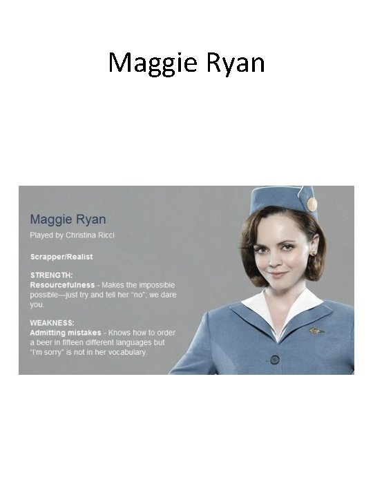 Maggie Ryan 