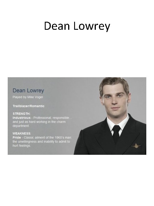 Dean Lowrey 